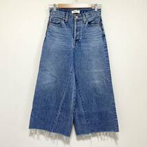 Mila Owen DENIM ミラオーウェン デニム 09WFP172108 ワイド デニム パンツ 0 インディゴ レディース 23-1212_画像1