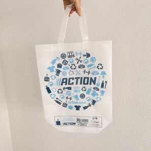 Action 【オランダ大人気雑貨店】トートバッグ　エコバッグ　 ショッピングバッグ