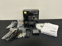 A3　Nikon　ニコン　COOLPIX S9300　クールピクス　コンパクトデジタルカメラ　ブラックカラー　元箱付　付属品多数　現状品_画像1