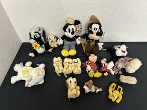 A3　ディズニー　ぬいぐるみ　まとめて　ミッキーマウス　ミニーマウス　昭和レトロ　アンティーク　現状品