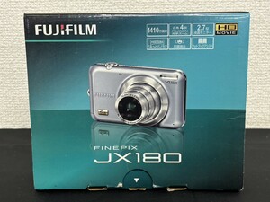 A3　FUJIFILM　富士フィルム　JX180　Finepix JX180　シルバー　コンパクトデジタルカメラ　元箱付　付属品多数　通電確認済み　現状品