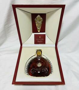 REMY MARTIN レミーマルタンルイ13世 バカラ クリスタルボトル　替栓・冊子・シェル型化粧箱付き！ブランデー　空瓶扱い