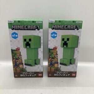 【１円～】マインクラフト クリーパー BIG フィギュア 2点まとめ売り ゲーム マイクラ プライズ景品 【中古品】