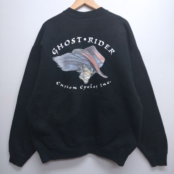 VINTAGE Ghost Rider Custom Cycles inc USA製 スウェット XL