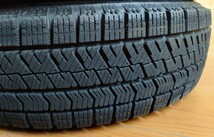 山あり スズキ純正アルミホイール ブリヂストンブリザック VRX2 155/65R14 中古4本SET　ワゴンR スペーシア パレット MR エブリィー_画像10