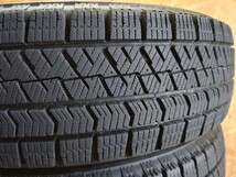 山あり スズキ純正アルミホイール ブリヂストンブリザック VRX2 155/65R14 中古4本SET　ワゴンR スペーシア パレット MR エブリィー_画像7