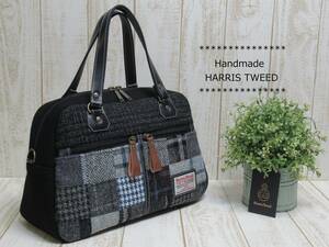 Handmade ★HARRIS TWEED★ ハリスツイード★ 3way ボストンバッグ～ ♪