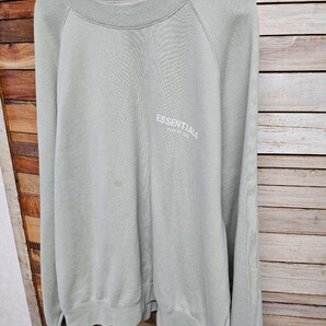 FOG ESSENTIALS 22SS 「MOCK NECK SWEAT」胸ロゴクルーネックスウェット エッセンシャルズ ユナイテッドアローズ購入 本物 size XLの画像1