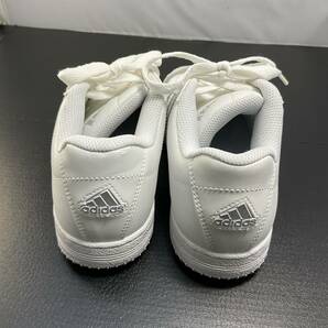 アディダス adidas ホワイトシルバーライン スニーカー インスパイア サイズ21.5㎝の画像9