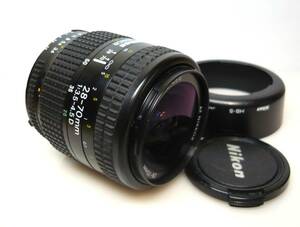 ★Nikon(ニコン)◆AF NIKKOR 28-70mm 1:3.5-4.5 D◆フード(HB-5)付き●良品