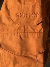 BURTON DRYRIDE パンツ Sサイズ オレンジ_画像3