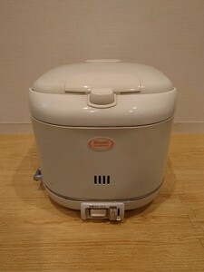 sr1234 90 動作未確認 リンナイ ガス式炊飯器 RR-10KS 炊飯器 家電 キッチン用品 調理器具 調理器具 現状品 中古 ガスホースあり