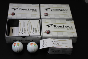 TOUR STAGE X01★BRIDGESTONE★ロゴ入り★新品!! 24球!!　★送：￥0!!