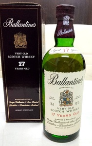 ☆古酒 Ballantines/バランタイン 17年 VERY OLD ベリーオールド 750ml/43%《箱付》※旧ボトル 未開栓※税込価格☆