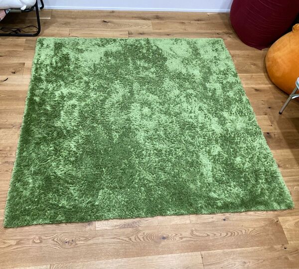 ラグマット グラス ラグ 芝生　GRASS RAG グリーン絨毯 カーペット 200 x 200cm　