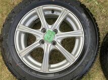 15×5.5J 45 100 7本スポーク&スタッドレス 185/65R15 88Q タイヤ&ホイール4本セット North Trek N3i ノーストレック フリード他 着払い_画像9