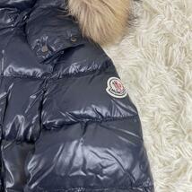 【美品】MONCLER モンクレール FRAGONT ロング ダウンジャケット コート ネイビー 12 152cm XS_画像2