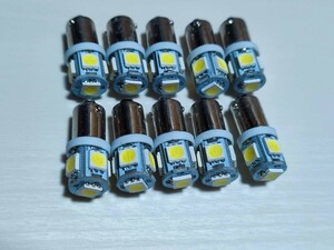 CB750F RC04(FZFAFB) BA9S LED メーター インジケーター 白色 1台分10個セット /b5