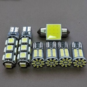 超爆光！MA27/37S ソリオ ハイブリッド ルームランプ スモール バックランプ ナンバー灯 T10 LED 7個セット ホワイト スズキ /13/34/t31