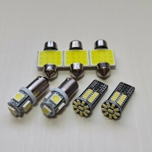 セレナ C24 爆光！ルームランプ ナンバー灯 7個セット T10 LED ホワイト 日産 /b9/t31/34