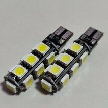 爆光！LED ポジション スモール ナンバー灯 4個セット T10 ホワイト /13/8 ミラ アルトラパン ムーヴ ヤリスクロス カローラツーリング_画像2