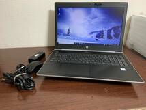 P104 HP ProBook 450 G5 Core i5 第８世代 (8250U)◆メモリ8GB◆M.2 SSD256GB◆15.6インチ HD 動作品 Win10 PC Office2021 laptop _画像1