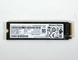 WD M.2 2280 NVMe SSD 256GB /健康状態95%/累積使用2474時間/PC SN730/動作確認済み, フォーマット済み/中古品/SN5856