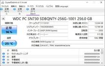 WD M.2 2280 NVMe SSD 256GB /健康状態96%/累積使用1962時間/PC SN730/動作確認済み, フォーマット済み/中古品_画像2