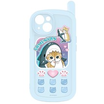 iPhone 15 14 対応 レトロガラケー風ケース mofusand モフサンド サメにゃん スマホ カバー アイフォン_画像5