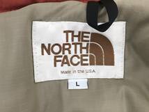 T12/093 THE NORTH FACE ノースフェイス 茶タグ ダウンベスト ダウン L ブラウン系_画像8