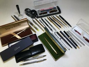 【１円スタート！】Mont Blanc CROSS PARKERなど 万年筆 ボールペン シャープペンシルなど 27点まとめて おまけ付き 動作未確認★123A3H