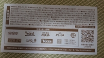 3枚セット 12/末 安楽亭 株主様特別ご優待券 20%割引券 送料0 七輪房 フォルクス VOLKS どん亭 ステーキのどん 焼肉 食事 クーポン 宴会_画像2