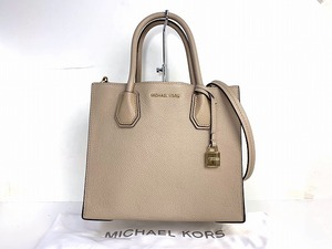 極美品★送料無料 マイケルコース MICHAEL KORS レザー マーサー 2Way ショルダーバッグ トートバッグ ハンドバッグ