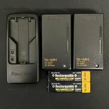 BKd008R 60 MD カセットプレーヤー 4点 まとめ SONY WALKMAN WM-EX2 WM-170 TCM-450 Victor XM-B22P 充電器 リモコン_画像7