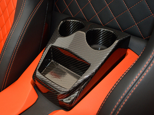 【M's】 LAMBORGHINI AVENTADOR LP700-4 / LP740-4 (2011y-) LEAP DESIGN カーボン ドリンクホルダー キット ／／ CARBON リープデザイン