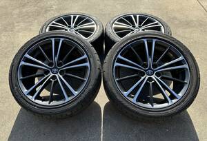 【トヨタ ZN6 86 GT 純正 アルミ ホイール&バリ山 DUNLOP ディレッツァ 215/45R17 4本セット 17×7J +48 5穴 PCD100 BRZ プリウス シエンタ