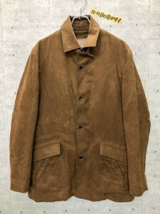 Joseph ABBOUD ジョセフアブード ライナー付き スエード ステンカラーコート 羽織り アウター カジュアル 無地 シック 合わせやすい