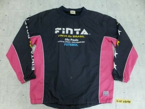 ＜送料無料＞Finta フィンタ ロゴプリント シャカシャカ スポーツ 薄手 プルオーバー ピステ トップス 運動 スポーツ サッカー