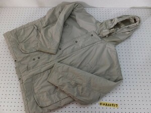 UNITED COLORS OF BENETTON ベネトン メンズ 中綿 裏あったか素材 ジップジャケット 50 グレージュ