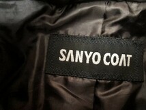 SANYO COAT サンヨー レディース ジップ ダウンジャケット 9 焦げ茶_画像2