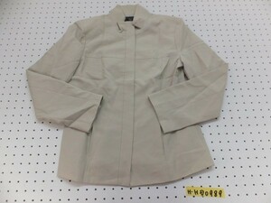 TOUS LES CALECONS Kids shoulder pad ratio wing Zip jacket 160 beige 