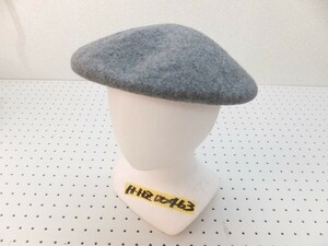 ( free shipping )PEYTON PLACE Payton Place lady's wool nylon beret . gray 