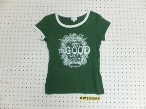 〈送料無料〉TK MIXPICE タケオキクチ レディース リンガー 半袖Tシャツ 1 緑