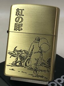 （新品） Zippo 紅の豚　ポルコ うしろ姿 NZ-40/宮崎駿　スタジオジブリ/送料無料