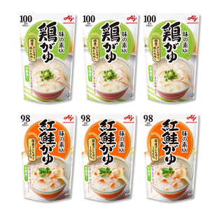 ■味の素KK おかゆ　鶏がゆ(250g) x3　鮭がゆ(250g) x3　　■お粥