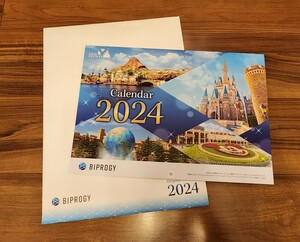 非売品 BIPROGY 日本ユニシス 東京ディズニーリゾート 壁掛けカレンダー 2024