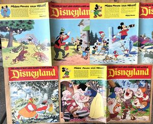 6◆ディズニー・Disney雑誌・1970年代（50年前のコミック）4冊セット「不思議の国のアリス、ピノキオ、白雪姫、ダンボ、ピーターパン、他