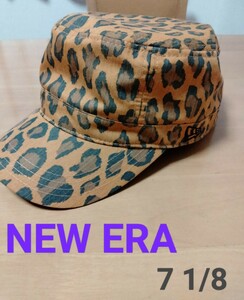 【№376】NEW ERA ニューエラ ワークキャップ 豹柄 レオパード