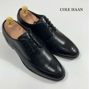 ☆送料無料☆【未使用】COLE HAAN コールハーン LENOX HILL Split Ox ブラック 8H Uチップ ビジネスシューズ ドレスシューズ