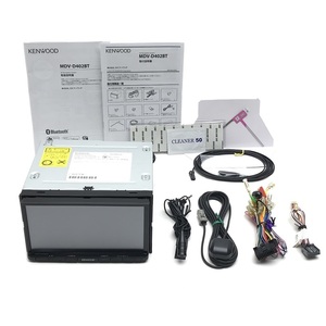 ▼良品 KENWOOD ケンウッド MDV-D402BT 最新2022年春地図+オービス ワンセグ/Bluetooth/SD/DVD/iPad 新品純正アンテナ 即決/即納▼